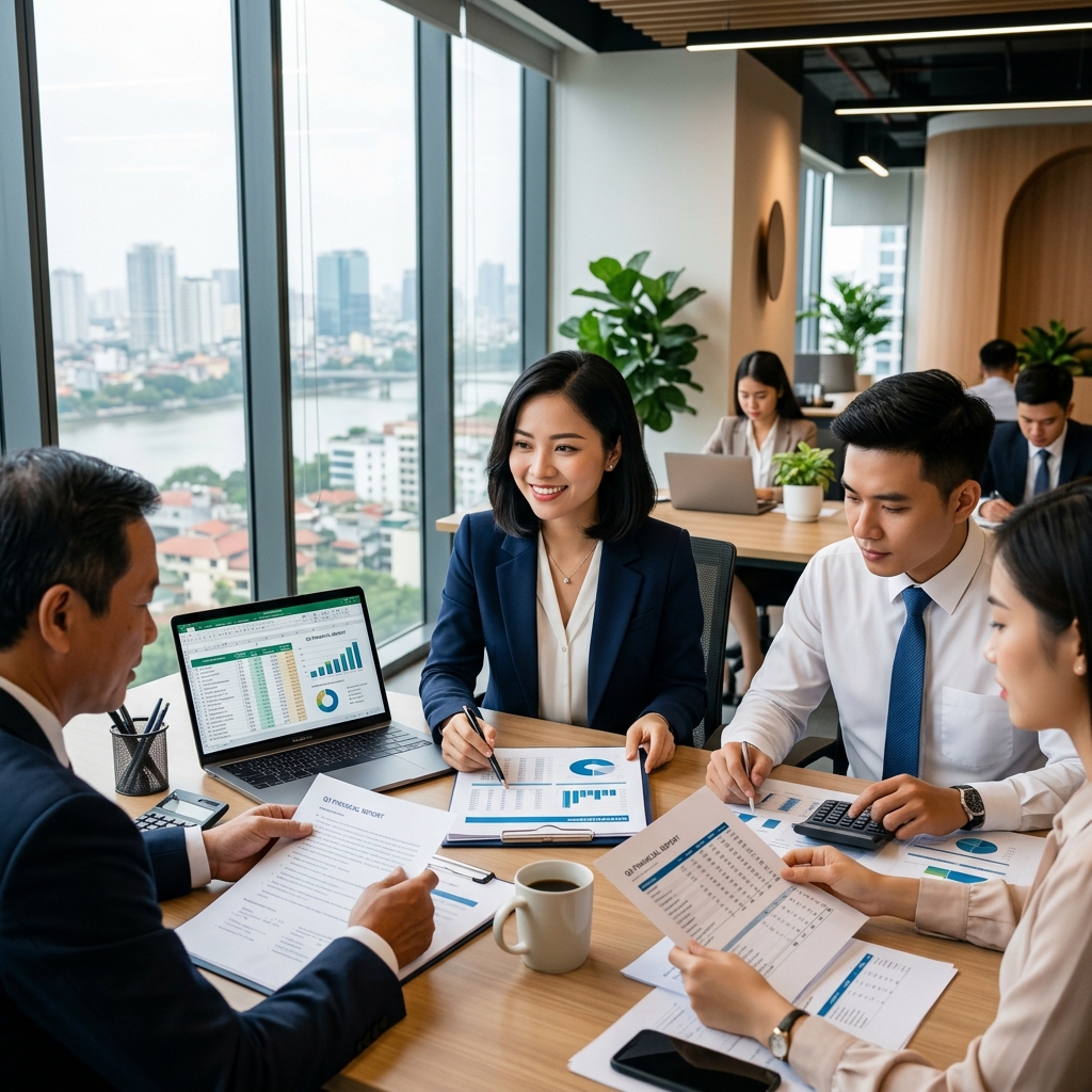 Đội ngũ kế toán HPT chuyên nghiệp