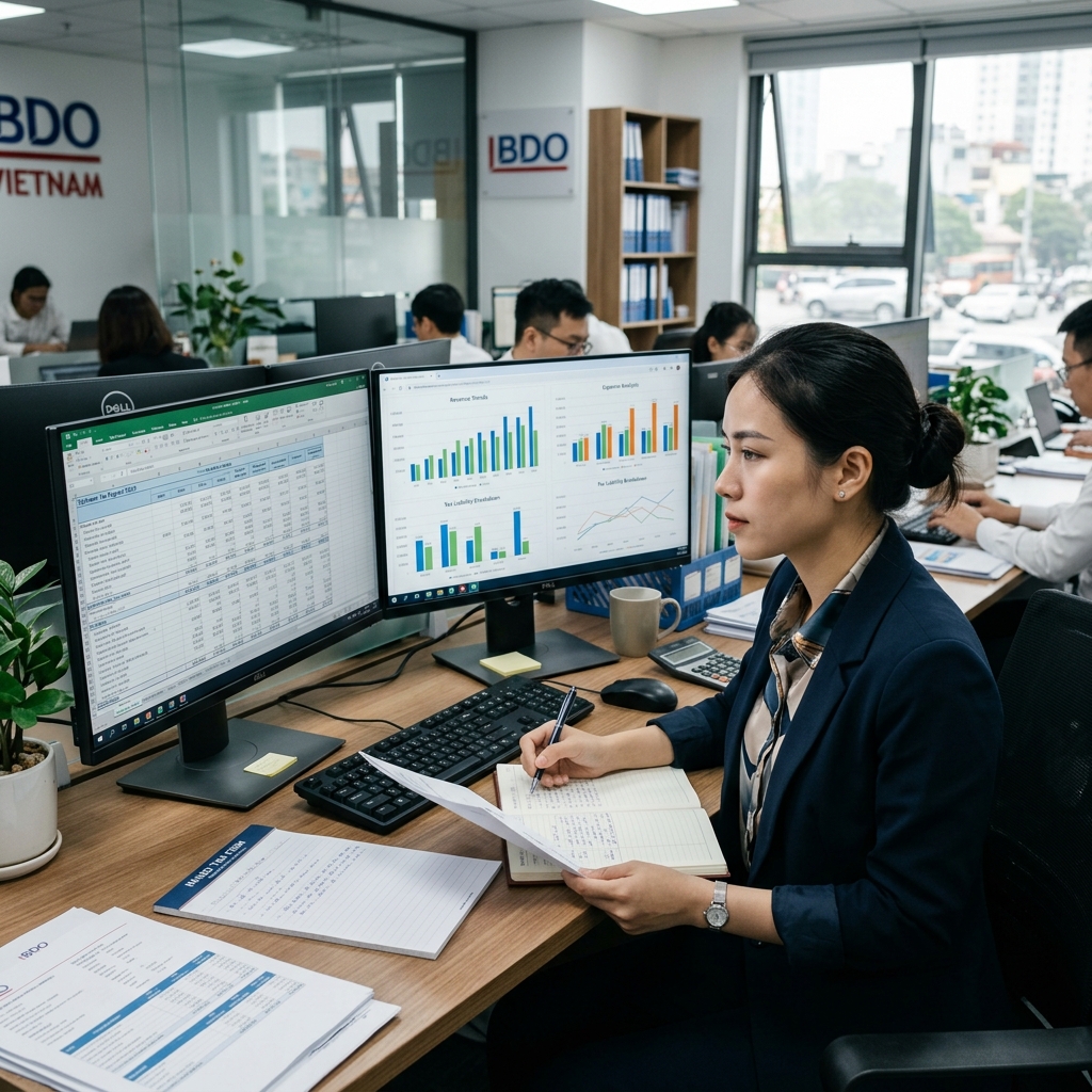 Chuyên viên tư vấn báo cáo thuế uy tín