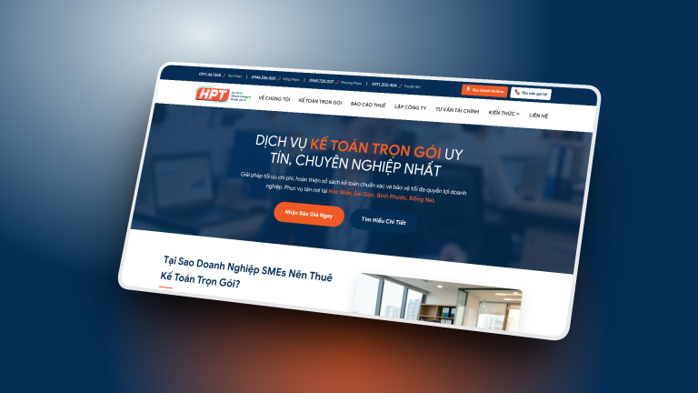 Dịch vụ kế toán trọn gói tại TP.HCM uy tín cho doanh nghiệp 2026